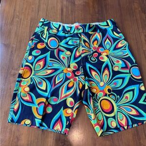 Colorful Floral Men's Bermuda Shorts